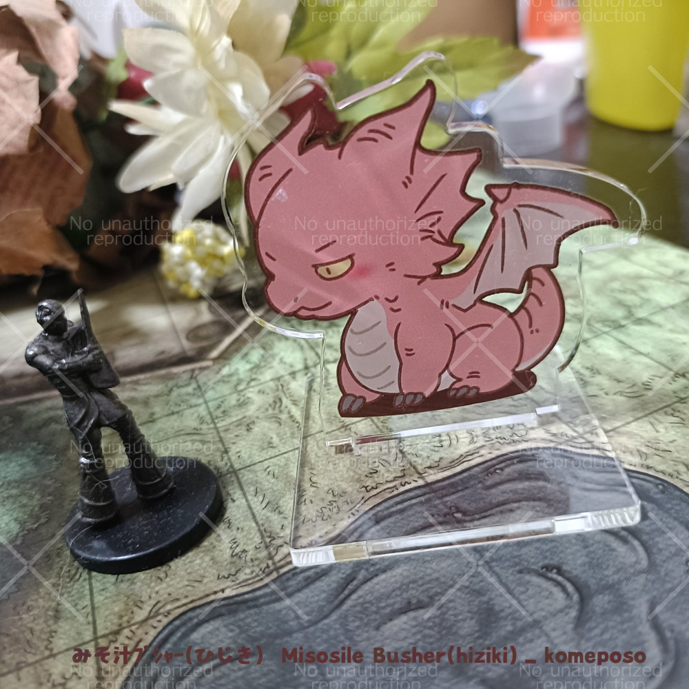 komeposo's tweet photo. ドラゴンﾄﾞｫｰﾝ
いつもより大きめサイズアクリル
くそ生意気な冒険者どもを瞬殺してやりましょう！
#TRPG #DnDj #dnd #dndminis #tabletopgaming https://t.co/eOm913VNsN