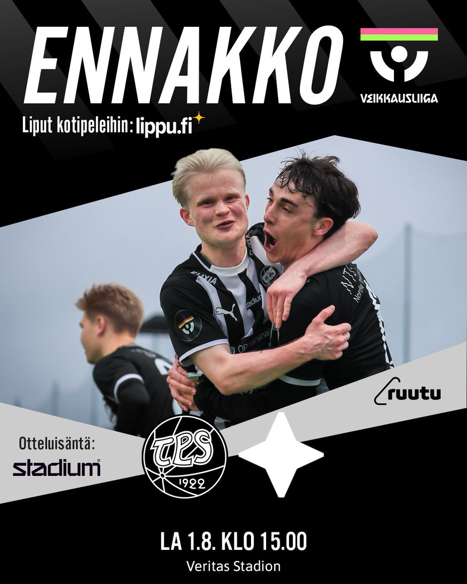 TPSjalkapallo's tweet photo. Lauantaina jatketaan! TPS saa vieraita Ahvenanmaalta, kun IFK Mariehamn saapuu Turkuun.

📝 Lue lisää: https://t.co/CBjrecjZP6

📸 @Tiina_P 
#FCTPS #Veikkausliiga https://t.co/RA2GdBHXus