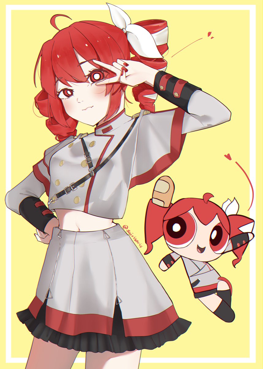 suirisoris's tweet photo. #重音テト　powerpuff(? https://t.co/bUzomFQ3JG