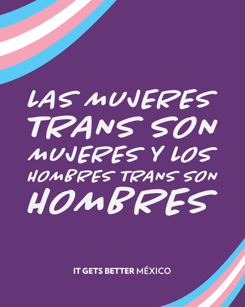 ItGetsBetterMx's tweet photo. Tu identidad es válida. #TransEsBello 🏳️‍⚧️ 

Si eres trans y necesitas acompañamiento, checa nuestros recursos de ayuda en nuestro sitio web: 🔗 https://t.co/qLaJ316oyS https://t.co/jv0UogeTka