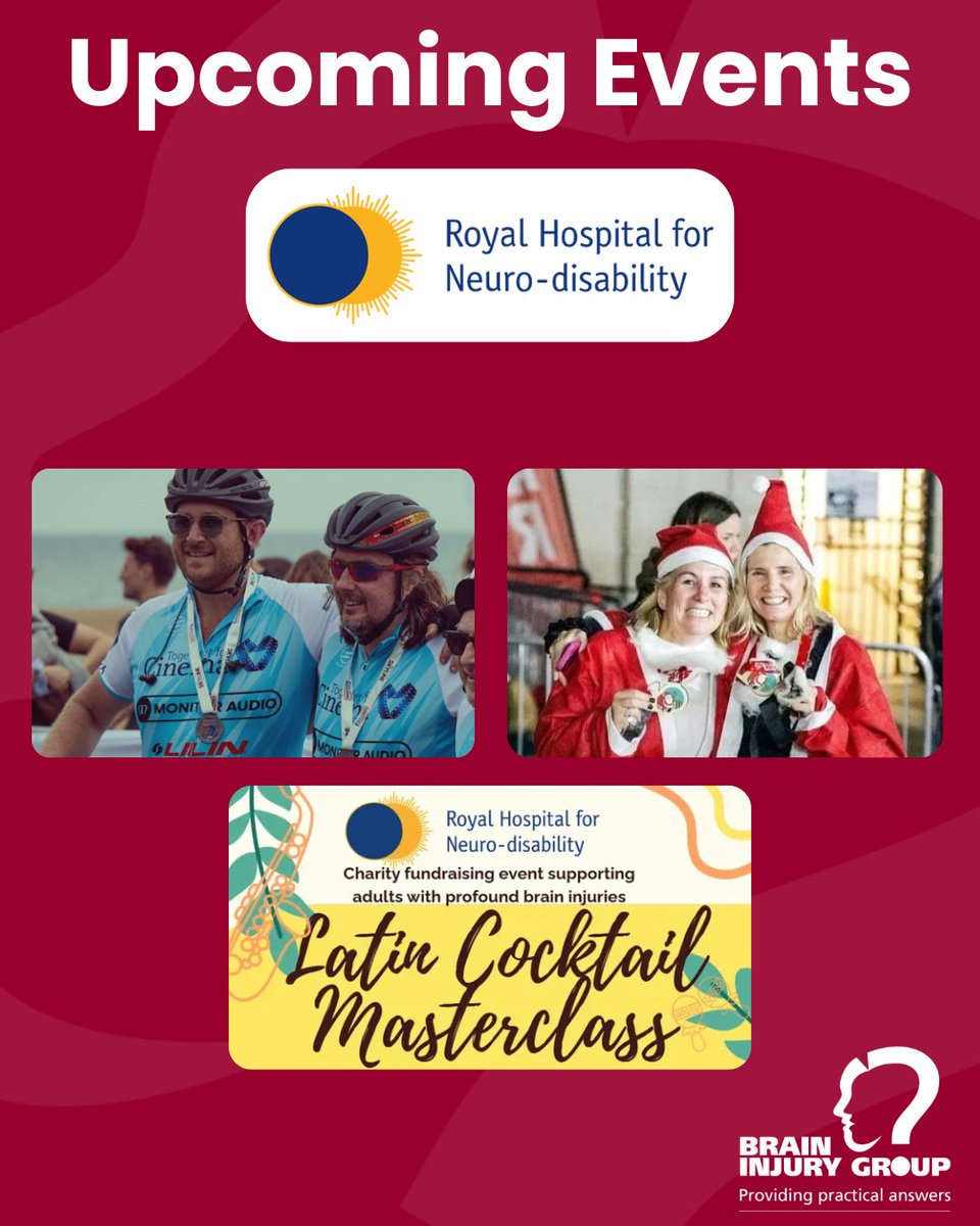 braininjurygrp's tweet photo. 💙 Support the Royal Hospital for Neuro-disability by getting involved in one of their upcoming fundraising events. Find out more: https://t.co/FSjMFb9qvY https://t.co/oPN8JuYMu1