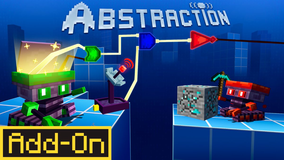 dominexis's tweet photo. Abstraction is an Add-On by @YeggsStudios all about programming drones with logic gates and other gadgets. You can send data wirelessly, interact with redstone, and setup your drones to build, mine, and attack mobs for you.

Coming August 4th!

https://t.co/tU3TxKnfb6 https://t.co/6yK0NjIuFo