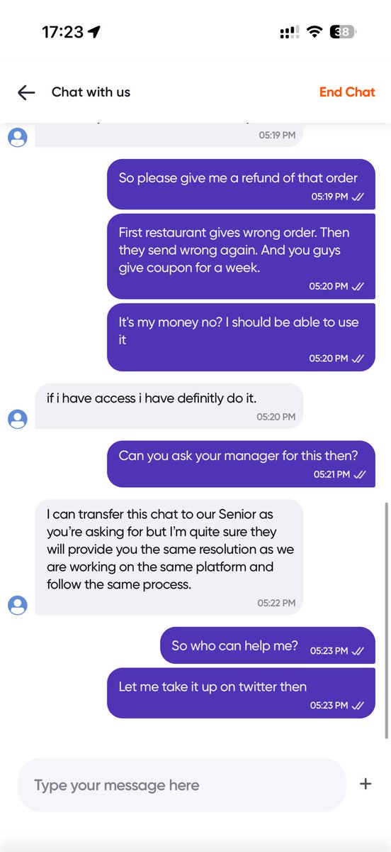 raharora21's tweet photo. @SwiggyCares hi team. Can you help me get a 384/- coupon or refund the amount to my account? 
Missed the fact that when I take a coupon instead of refund, you will only give me 7 days to use my own money. https://t.co/OYJWBr18nB