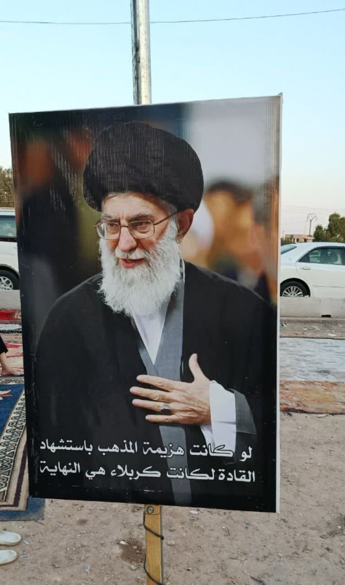 MAAHHTAABB's tweet photo. زیر عکس امام شهید نوشته بودند:

اگر قرار بود شیعه با شهادت رهبرانش از بین برود،پس کربلا پایان کارِ ما می‌بود... https://t.co/PDdQ5CZB5E