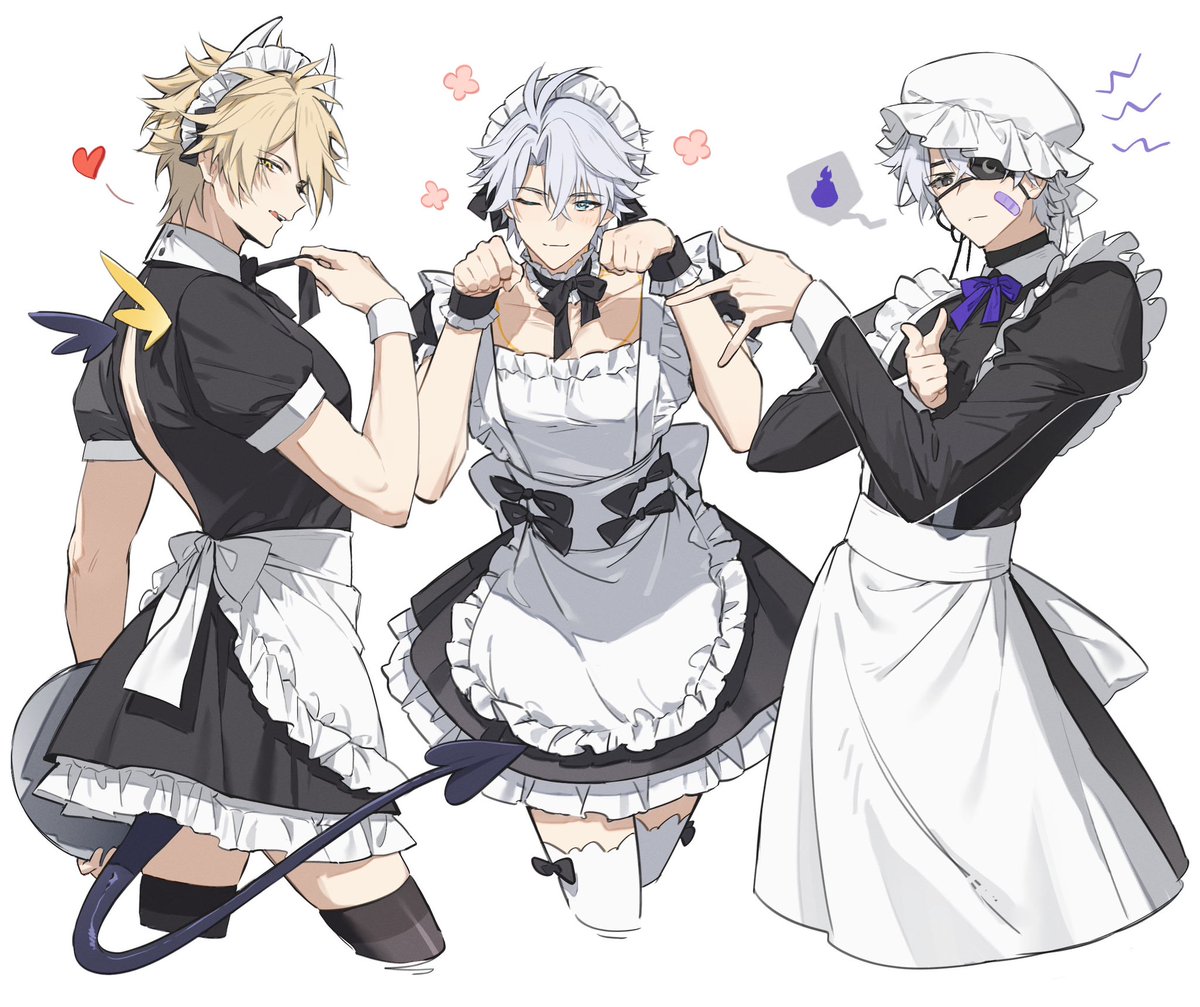 hei11999's tweet photo. Ahoge Maid https://t.co/XgR4Sbj1gS