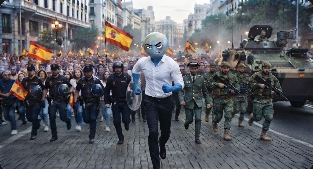 WorldChaosFight's tweet photo. Ceuta y Melilla no están solas. No vamos a esperar a que el Gobierno actúe.
No vamos a mirar hacia otro lado. Si hay que ir, vamos todos.
Civiles, fuerzas de seguridad, quien quiera defender lo que es nuestro.El caos se combate de pie.
No de rodillas.$WCFCA: 6Gm7FZQ6n6dZPmLkaxT2uda4YvTtg71Rq21cFYaNpump@WorldChaosFight
  #Ceuta #Melilla #España #Fronteras #Sanchez #Solana #Memecoin #WCF #WorldChaosFight #SeAcaboLaFiesta