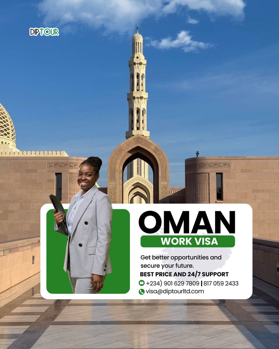 diptourltd's tweet photo. Your next international work, business, educational, or tourism  trip starts with the right visa support.

We simplify the entire process with expert advice and reliable support.

Speak with our Visa Advisor 👇
visa@diptourltd.com
+234 901 629 7809