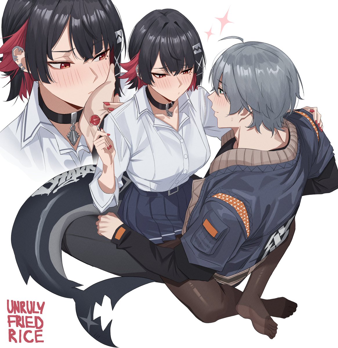 GhermanSparrow7's tweet photo. Wise with his shark wife.

Source: unrulyfriedrice 

#ZenlessZoneZero #ZZZ https://t.co/bS6RWq8B4g