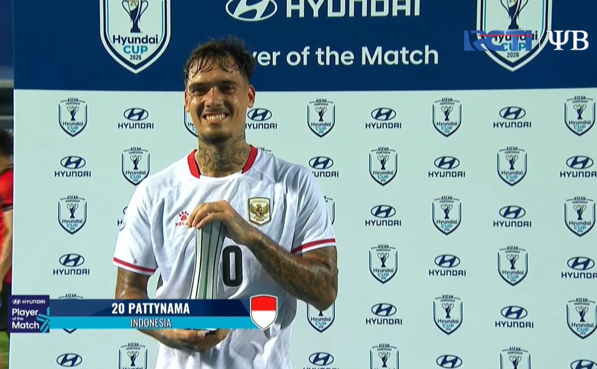 idextratime's tweet photo. ✅ RESMI : Shayne Pattynama terpilih sebagai pemain terbaik di laga vs Timor Leste sore ini. 🌟 https://t.co/CZ1PyWqUyd