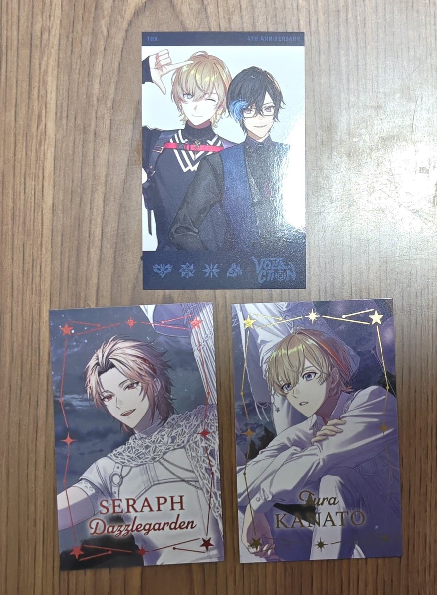 chocomilk669's tweet photo. @no_TL 【交換】にじさんじ VOLTACTION ヴォルタ 4周年 4th Anniversary チェキ風カード 特典 星型カード

(譲) 画像3,4枚目

(求) 画像1,2枚目
特典は番号の順で求めております。

身内分になります。郵送希望。
お気軽にお声がけください。よろしくお願い致します https://t.co/v43R5ltbCA