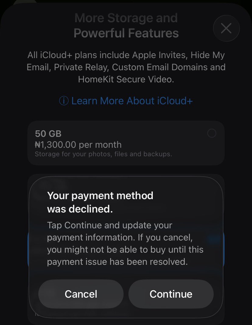 Demi_Dave007's tweet photo. @ASA___ODOGWU @UBACares Does your Mastercard still work for international payments? Apple keeps declining it as a payment method https://t.co/GEfHj9DLqU