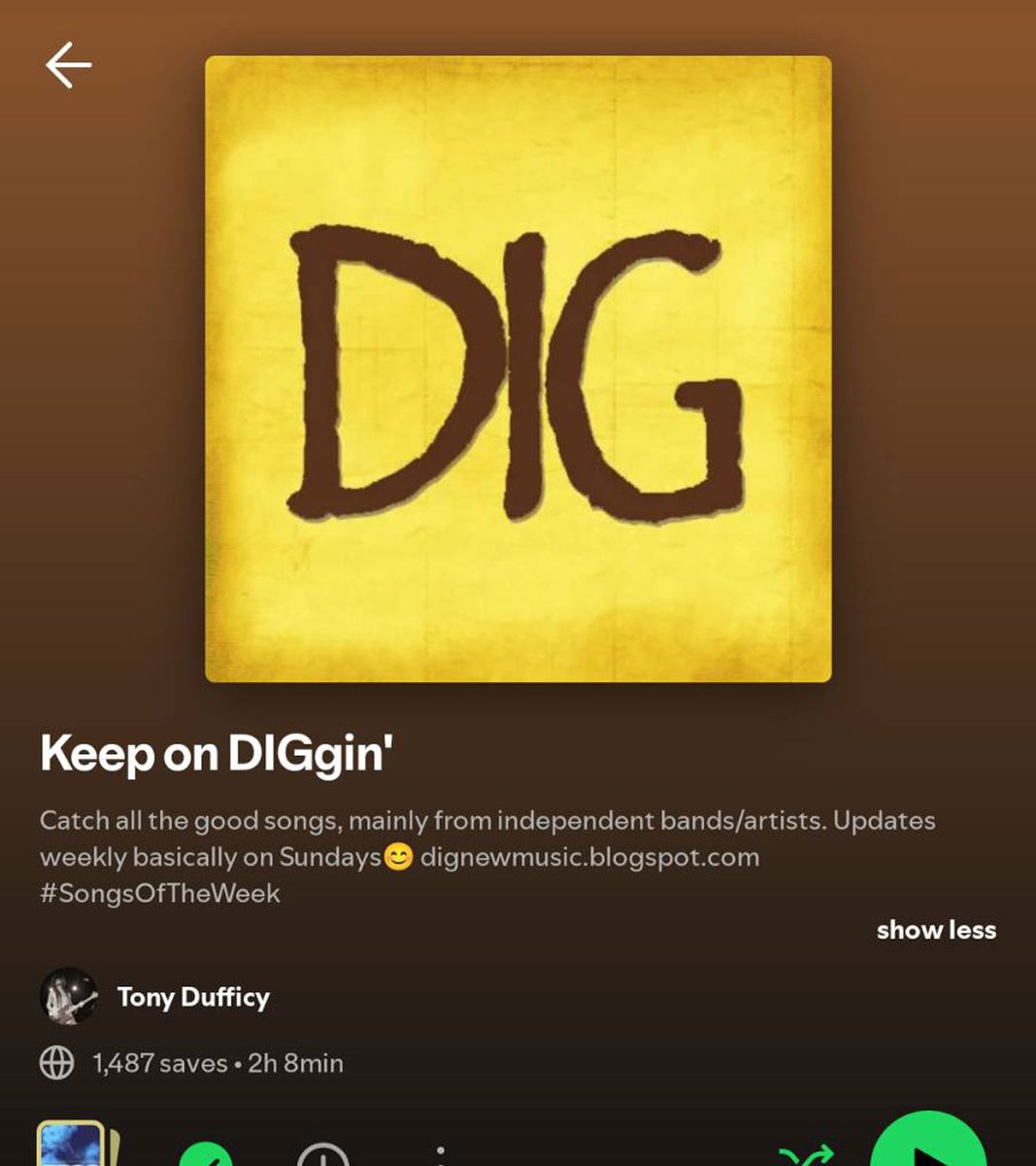 tonydufficy's tweet photo. drop a🔗 to one of your best songs and i'll have a listen this weekend🙏🎶
#playlisting #spotify #weekly #monthly https://t.co/zcFRLnH2oI