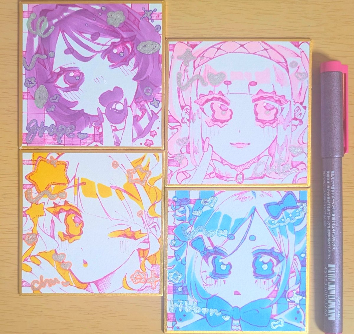 mochu_025's tweet photo. キラキラ原画色紙‧⁺ ⊹˚.

 #絵柄が好みって人にフォローされたい
 #絵描きさんと繋がりたい https://t.co/TgbMjKFC8p