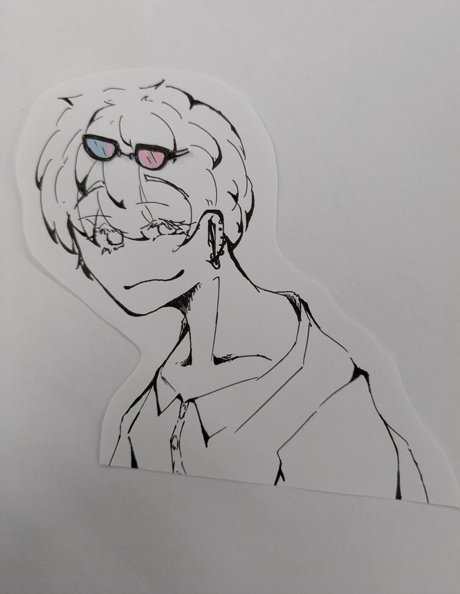 awai_echo's tweet photo. カスタマイズ可能なイラスト✨️
頭にあるのがお気に入り！
サングラスの場所によって雰囲気が変わるの楽しい〜！
#OCㅤㅤ 
#絵柄が好みって人にフォローされたいㅤ https://t.co/9cjY2p7SzM