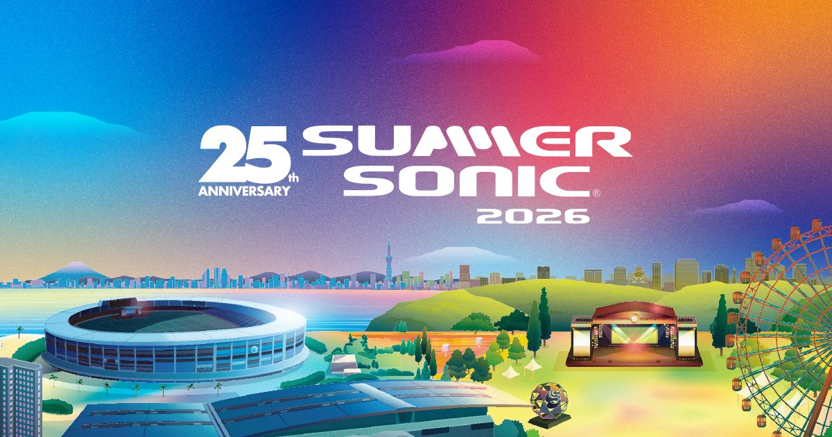 eltempoOFFICIAL's tweet photo. 🪇出演情報🪇

 今年も「SUMMER SONIC 2026」に出演します！🥁

📍8/14（金）  
サマソニ東京Beachエリア 
「Billboard Beach Tokyo」 
🔗https://t.co/vyD4OA70yB 
@summer_sonic 

詳細は後日お知らせいたします。 
真夏のビーチで一緒に盛り上がりましょう🔥

#eltempo #SUMMERSONIC #サマソニ https://t.co/H7I2sD1ofi