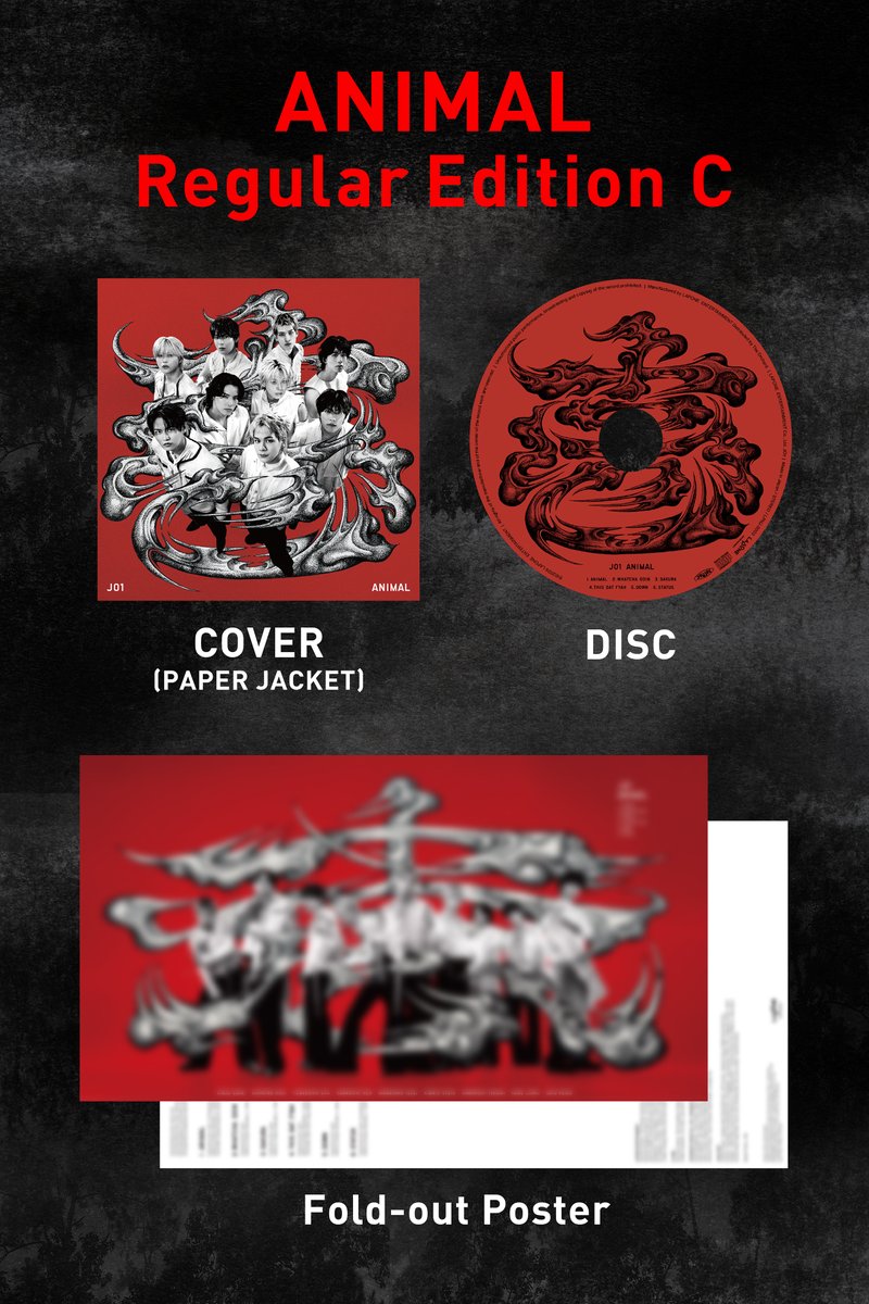 official_jo1's tweet photo. 𝐉𝐎𝟏 𝐔𝐒 𝐄𝐏
𝐀𝐍𝐈𝐌𝐀𝐋

ー
PACKSHOT 
Regular Edition C
ー

▼Now Available for Pre-Order
https://t.co/Vlae9vaKgr

#JO1 #JO1_ANIMAL 
#JO1_WHATCHADOIN https://t.co/DaRqqOfCI4