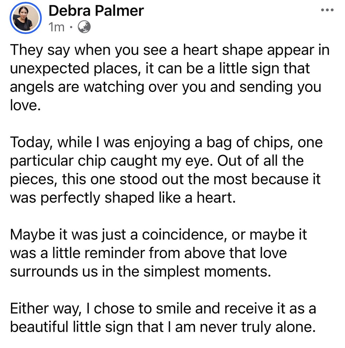 palmerdebra's tweet photo. #SignsFromAbove #AngelsWatching #LittleMiracles #LoveSurroundsUs #GratefulHeart https://t.co/qrjTIy0epz