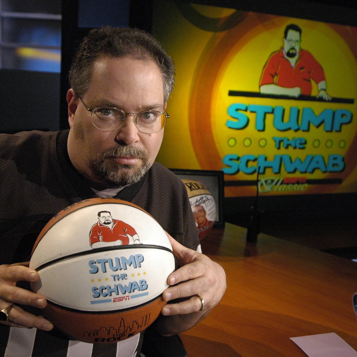 20YearsAgoSport's tweet photo. A new episode of the hit show Stump The Schwab comes out this Friday!

The show has moved from ESPN2 to ESPN Classic for all of its episodes this season that is expected to run through September. https://t.co/2SachtydLX