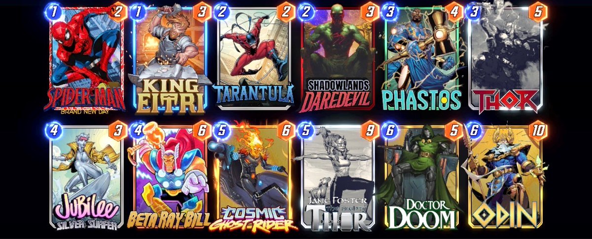 JTaniss's tweet photo. @RevisSnap Without a doubt one of my favourite homebrews from the past year. Perfect intertwining synchronicity between the same cost cards and  how they augment but also cover for each other. And etri>dd>phastos>new jubi>jane is worth seeing for yourself at least once when it draws 3. https://t.co/qO15AqrKJm