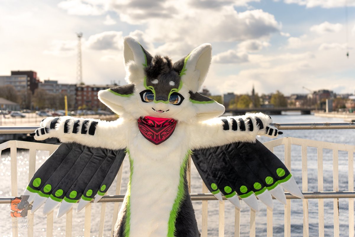 Wyvern290797's tweet photo. Happy #FursuitFriday everyone! :3

🪡 @xiaoquandoki10 
📸 @Timmyfox https://t.co/rbSc8e1iVn