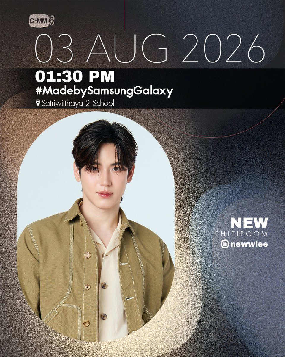 GMMTV's tweet photo. [Update] Artist Programs &amp; Events

#GMMTV https://t.co/KCsYOcsSvR