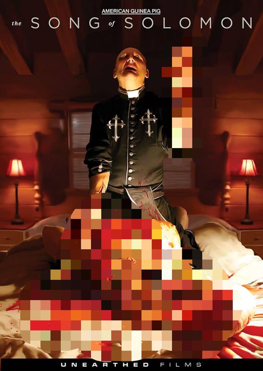 horrorotanos's tweet photo. アメリカでリメイクされたギニーピッグ。その名も『アメリカン ギニーピッグ』シリーズ。

なかでも『SONG OF SOLOMON』はかなり好きです。 https://t.co/y6Iox1ifcC