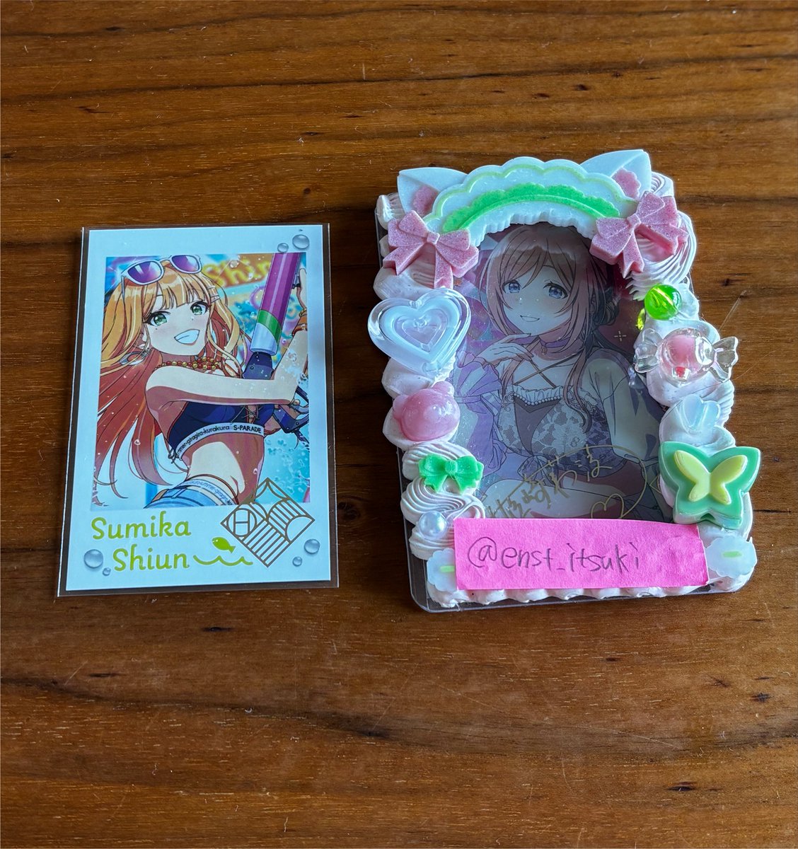 enst_itsuki's tweet photo. @ayadayo410 こんばんは、再度リプライ失礼いたします。先程帰宅したためお品物のお写真添付させていただきます。重ねてご検討のほどよろしくお願いいたします。 https://t.co/sG6uO6GVpl