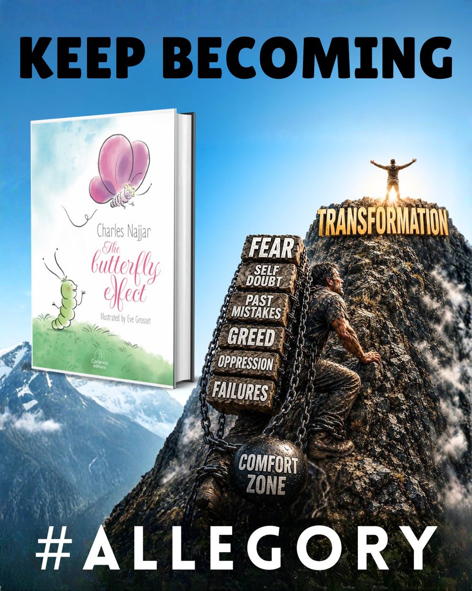 TwBookClub's tweet photo. “It is only because you crawl on the ground now that you can enjoy flying in the sky later on.”

Discover how every struggle transforms us and why every stage of life matters in “The Butterfly Effect” by @charlesnjjr.

Available exclusively on @Amazon in ebook and print. https://t.co/ejSFJjh9Sq