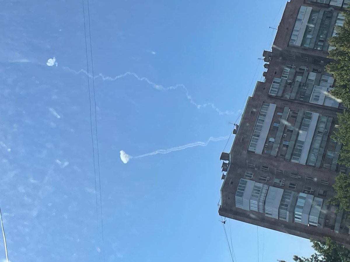 squatsons's tweet photo. Today over the Rostov region, 8 Ukrainian FP-5 flamingo missiles intercepted while attempting to reach their target inside of Russia.

Again and again these flamingo attacks are being suppressed and not mentioned thereafter. https://t.co/z9zn6IwWK2