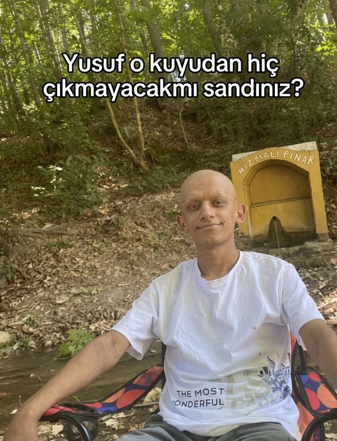 raportory's tweet photo. Kanseri yenen bir gencin paylaşımı:

"Yusuf o kuyudan hiç çıkmayacak mı sandınız?" https://t.co/h4rlkaUlSo