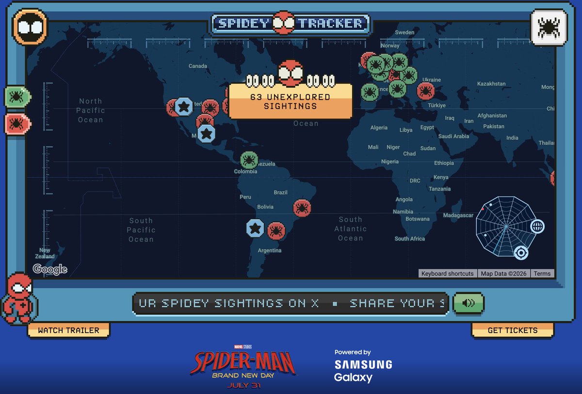 Sksj002's tweet photo. Marvel Already Told Us Where Spider-Man Goes Next in 'SPIDER-MAN BRAND NEW DAY' Post credit scene 

Everyone thinks the Spidey tracker detecting Spider-Man in space means Miles, Tobey, Andrew, or an Incursion.

But it's actually setting up Avengers: Doomsday.

Marvel has been using post-credit scenes to tease the next Avengers movie. Fantastic Four teased Doctor Doom. Thunderbolts teased the Fantastic Four arriving on Earth-616.

Throughout Brand New Day, Yelena keeps telling Peter he only handles the small missions.

After the movie, she finally recruits him for the big mission

The tracker doesn't lose Spider-Man because of another Spider-Man. It finds him in space because Peter has already left Earth with the Avengers to fight the Incursions across the Multiverse.