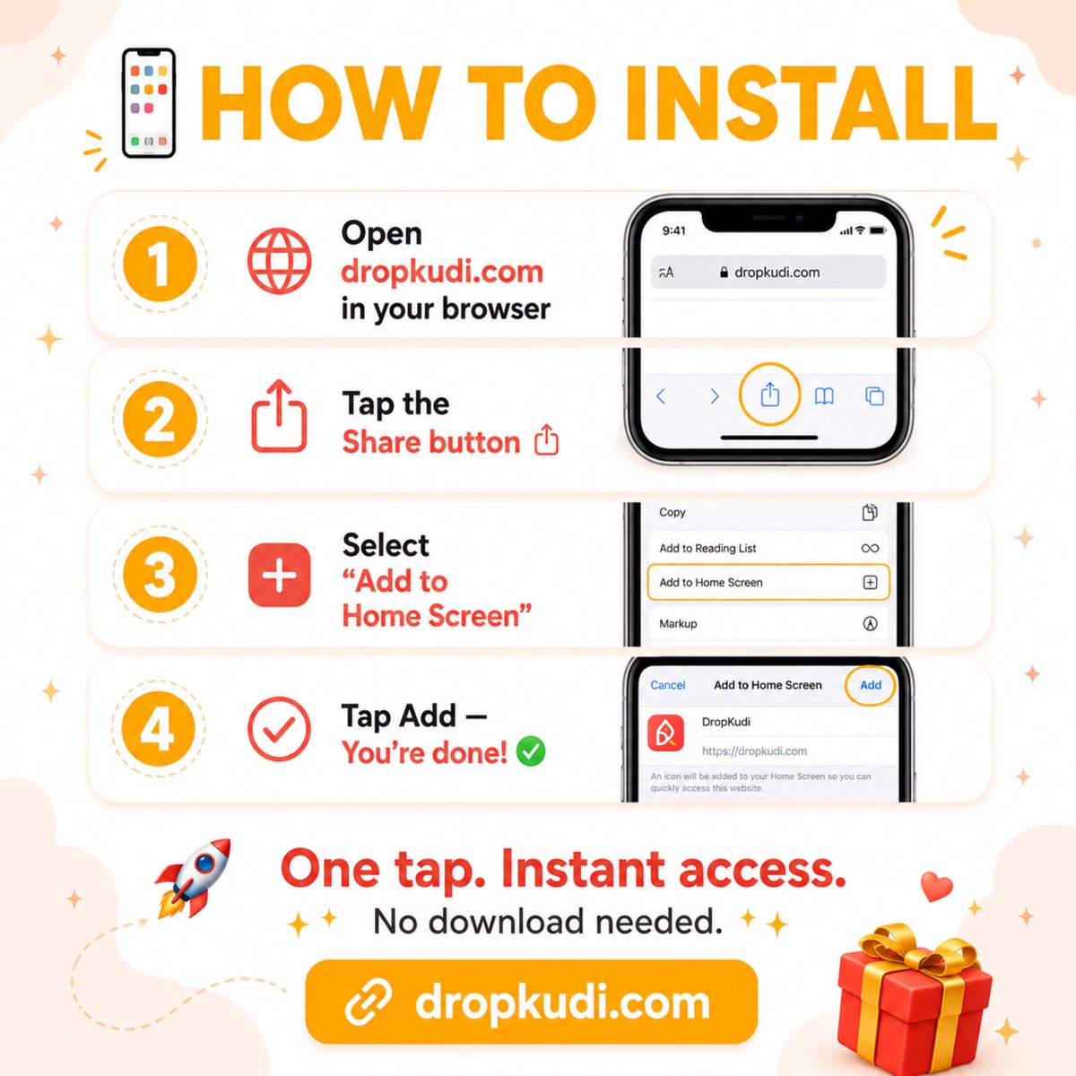 dropkudi's tweet photo. 🚀 DROPKUDI IS LIVE! 🎉

💰 Money Gifts
📋 Smart Wishlist
🎁 Physical Gifts (Lagos)

Create your page. Share ONE link.

🔗 https://t.co/SOPpUFSBja

#DropKudi #Nigeria #Gift #Launch #celebration #Birthday #lagos https://t.co/b6XUFIhXil