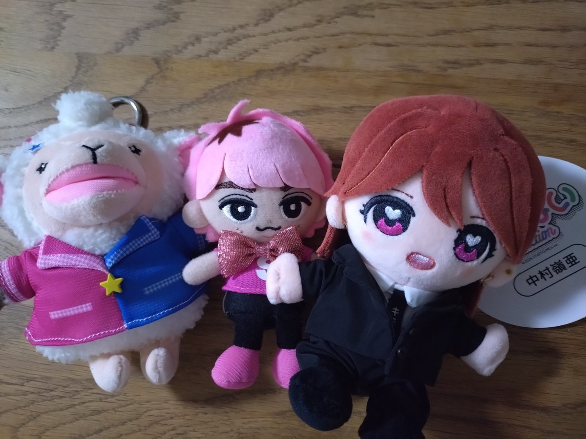 momo39da's tweet photo. かわいい子たちが、勢ぞろいしましたー😍
スノのチルぬいって、やはり小さいのね
嶺亜さんのお目々がハート🩷ピアスしていてかわいい https://t.co/6eV568Ljhf