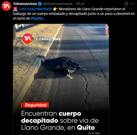 TheChipi's tweet photo. Parece que las mafias ya se están tomando Quito, tres años de gobierno y aún no encuentran la fórmula para combatir el crimen.

Subieron el IVA, eliminaron subsidios, metieron presos a alcaldes, construyeron una cárcel, sancionaron partidos políticos, compraron generadores chatarra, se fueron al mundial. Han intentado con todo pero nada ha servido.

El Plan Fénix terminó siendo Plan Fómix.