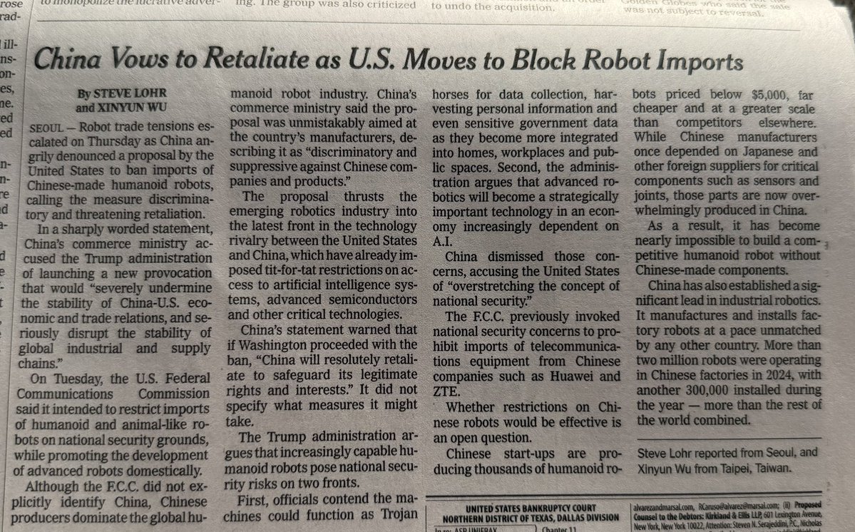 chrisfralic's tweet photo. AI in the NYT - 7/31/26 https://t.co/CzxFqirmS6