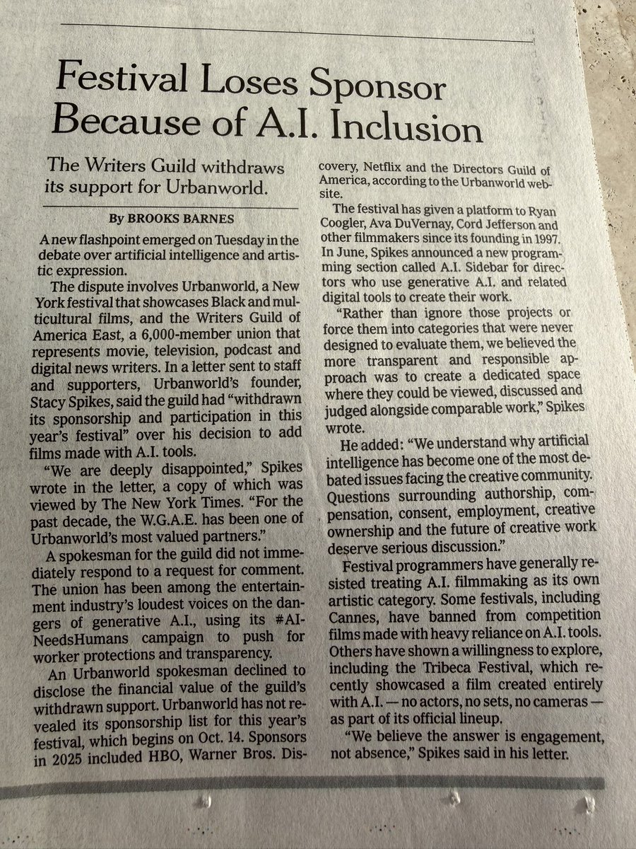 chrisfralic's tweet photo. AI in the NYT - 7/31/26 https://t.co/CzxFqirmS6