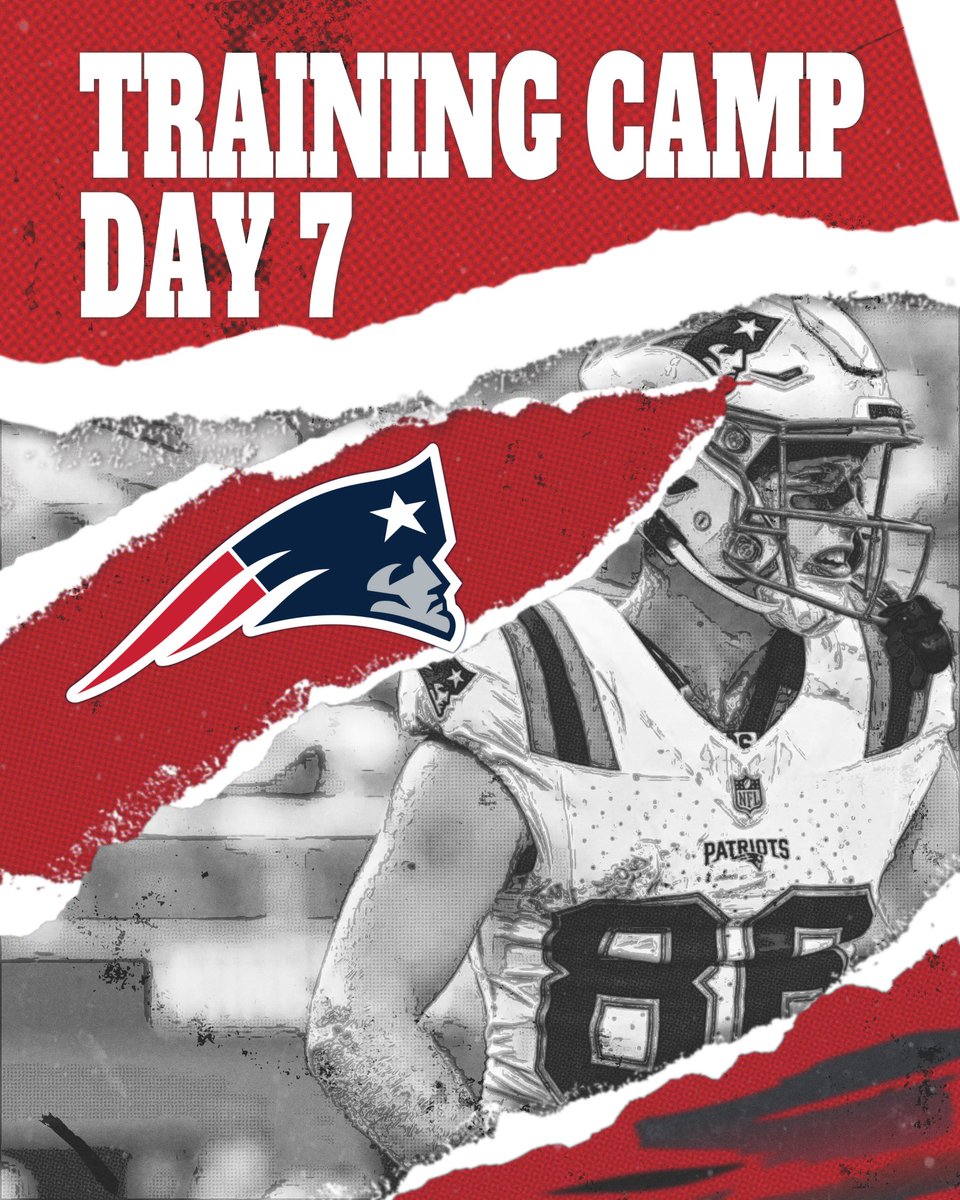 B3astm0deTV's tweet photo. ๐๐ฅTRAINING CAMP DAY 7 -
PRACTICE 6๐ฅ๐
๐10:15a: Practice (6th)
๐๏ธ๏ฟผ12:15p: Drake Maye (also WR Efton Chism III, QB Tommy DeVito, LB Chad Muma, RB Rhamondre Stevenson, CB Charles Woods)
๐:@MikeReiss
#DAY7 #Practice6 #NEPats #CoverThePatriots๐ฉ๐ช @MikeReiss #Patriots #TrainingCamp #PatriotsFootball @Patriots @patsdeutsch