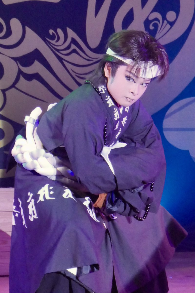 msmiephotos's tweet photo. 2026年7月18日

大空 VS 勘太郎　親子対決✨

＃宝海劇団
＃宝海勘太郎
＃ぶらり劇場太平楽 https://t.co/eZ9bhq1lDs
