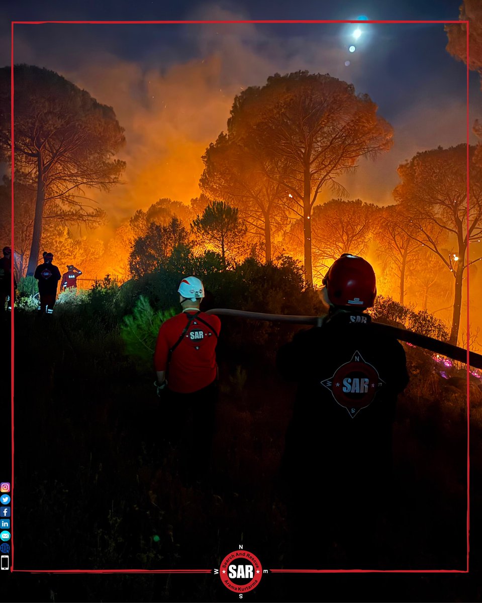 Sarkurtarma's tweet photo. SAR Balıkesir Temsilciliği, Demircidere Köyü’nde meydana gelen orman yangınına yönelik müdahale çalışmalarını tamamlamış ve olası gelişmelere karşı nöbet sistemine geçmiştir.
#OrmanYangını #balıkesir https://t.co/0sZliNhYCz
