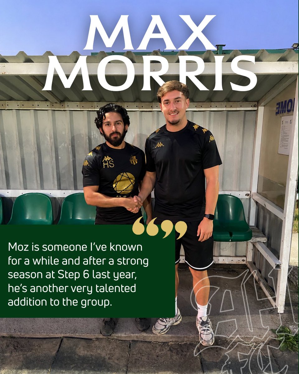 AllscottHeathFC's tweet photo. Another new face this season… Max Morris signs ahead of the 26/27 season!

Moz, who joins us from AFC Bridgnorth, is a talented midfielder who’s comfortable on the ball and is a great addition to the squad.

Welcome to the monners! https://t.co/lS9TubE2pY