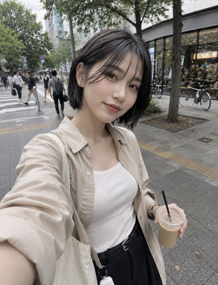 Realistic City Selfie
