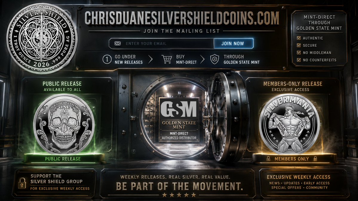 gerardognj's tweet photo. I Really enjoyed this Behind the Strike with @SilverShield76. We talked about whether silver’s move was just a price spike—or the beginning of a true monetary revaluation—and went behind the meaning of The One and Silver Mania.🔗https://t.co/VU77e79oXu 
#chrisduane #silvershield https://t.co/PvlNdQaSV1