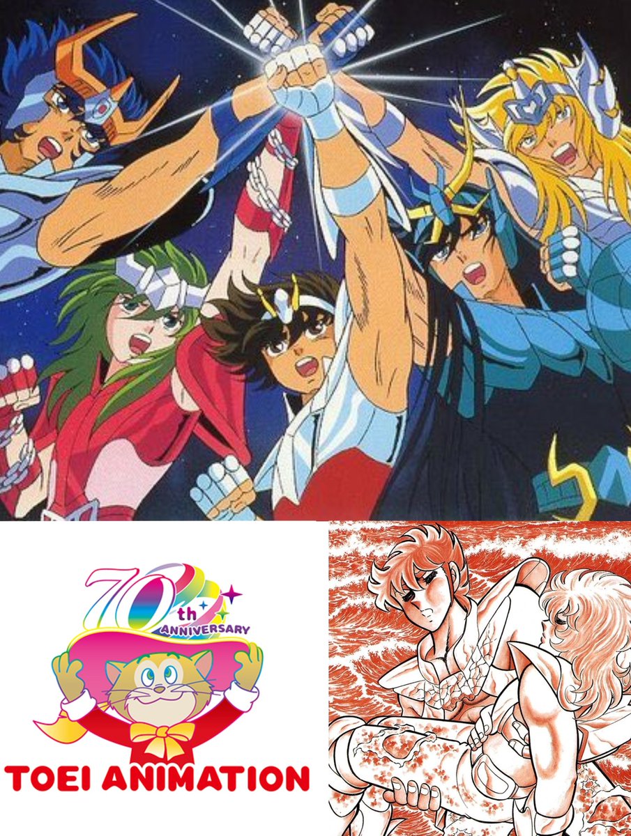 diegomaryo's tweet photo. A Toei Animation, empresa responsável pela adaptação em anime da obra de Masami Kurumada, celebra seu 70º aniversário em 31 de julho, o "Dia da Toei Animation" no Japão. Os Cavaleiros do Zodíaco estão no Top 4 nos principais seguimentos:
#ToeiAnimationDay #SaintSeiya https://t.co/QhRKnwS4iE
