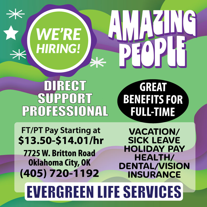 JobPaperOKC's tweet photo. Great benefits for full time! Apply in person or call us for more info. 
Evergreen Life Services
7725 W. Britton Rd in OKC
#okcjobs #workinokc #oklahomajobs #OklahomaJobs https://t.co/Yar02XXKI1