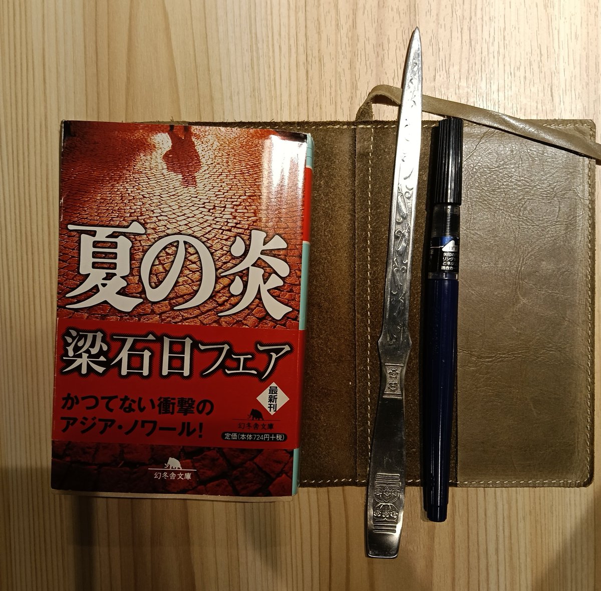 O8Fz0's tweet photo. 夏の炎
著　梁石日
読了

​文世光事件をモチーフにした作品だと途中で気づき、1970年代の時代背景や登場人物の心情をじっくり吟味しながら読み進めてみた。
実際の事件についても、改めて調べてみようと思わされる一冊です。
＃読了 https://t.co/W9GwneqYkW