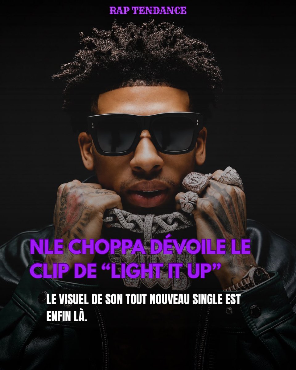 raptendance_'s tweet photo. NLE Choppa frappe fort avec le clip officiel de "Light It Up", tout juste dévoilé et déjà en train de faire du bruit.

Ce nouveau son vous accroche ? 

#nlechoppa #lightitup
#raptendance https://t.co/kBM9XWtBYR