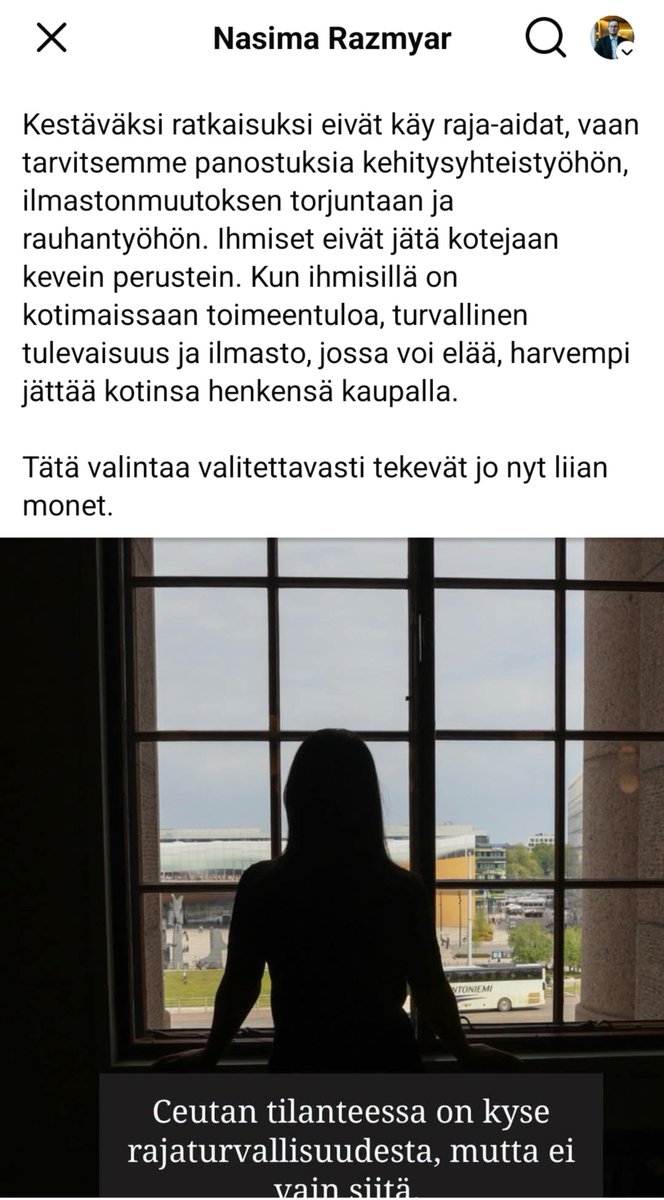ottoeriksson77's tweet photo. SDP:n varapuheenjohtaja Nasima Razmyarin ratkaisu Espanjan mamuvyöryyn on lisätä kehitysapua ja panostuksia ilmastonmuutokseen.

Miten tällainen puolue voi oikeasti johtaa gallupeja? Koko Suomi tuhotaan tätä tahtia. https://t.co/wHXRJVrxc7