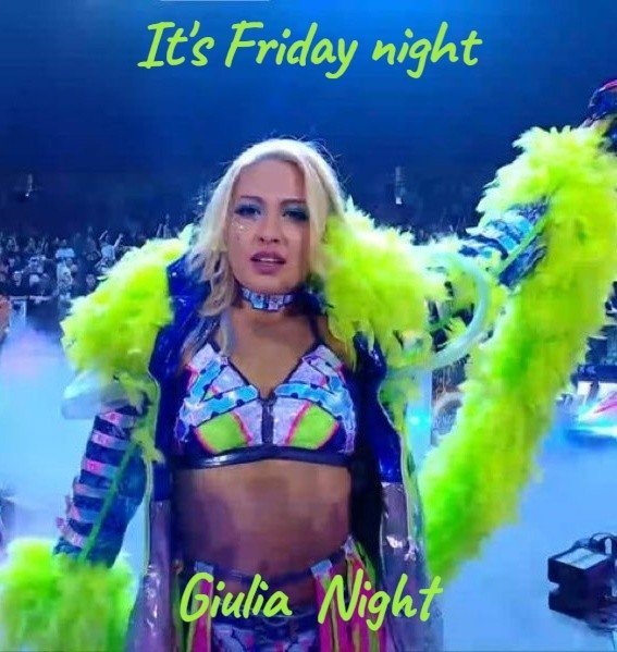 syafiqshahalam's tweet photo. Finally! It's Friday Night Beautiful Madness Giulia! ๐ธโค๏ธ
@giulia0221g | #SmackDown โฏ
#ใธใฅใชใข
#็พ็
#ArrivederciMatana
#Aura
#BeautifulMadness๐ธ
#FridayNightGiulia
#GiuliaArmy https://t.co/iYqSegtPSb