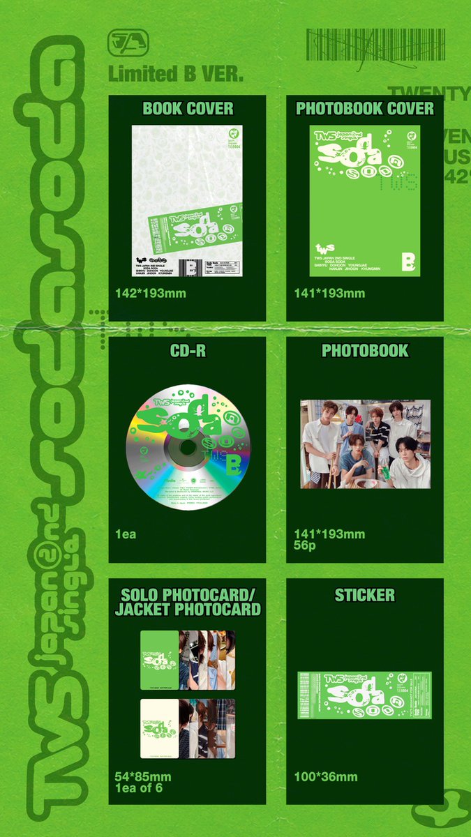fangirlsns2's tweet photo. [PO] TWS JAPAN 2ND SINGLE ALBUM - SODA SODA

Limited A / Limited B: 385K DP 285K (Est 300g)
Standard: 270K DP 200K (Est 200g)
Solo Jacket: 270K DP 200K (Est 200g)

🛒 DP🍊
https://t.co/YKl3G8B8uX

🛒 Order on Whatsapp
https://t.co/Hkz8GwZAFZ

📍Bandung
✅ EMS+Tax
✅ Special Gift Weverse / HMV / UMS
✅ Pelunasan di 🍊