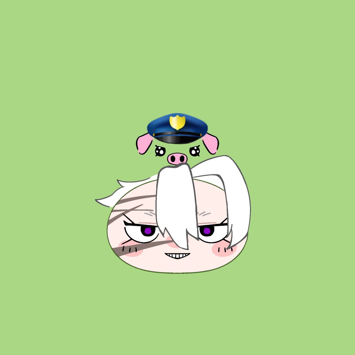 ash1ki's tweet photo. 给柔造上贴图的时候用的四张脸，莫名挺好玩的拼一下四格 https://t.co/BSwcgoMGRo